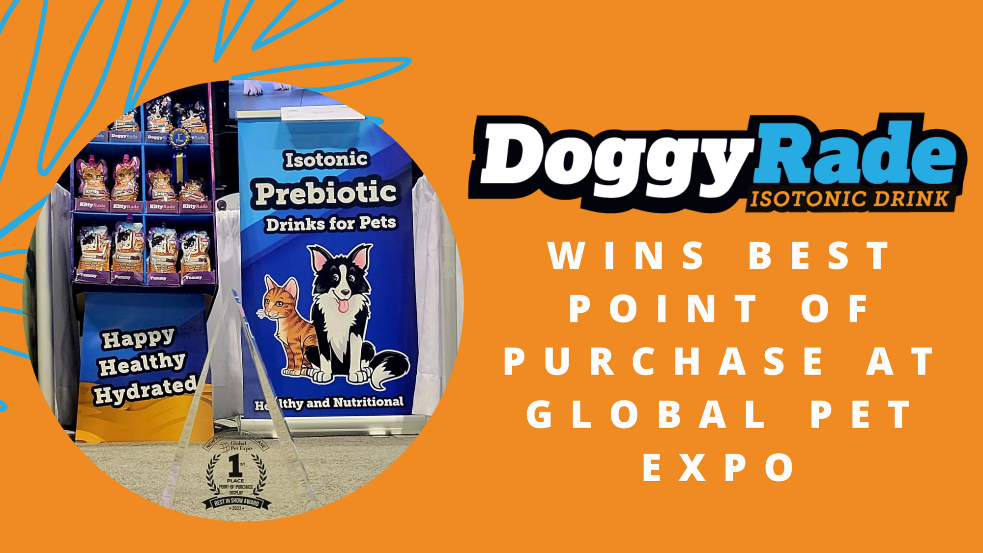 DoggyRade wins Point of Purchase Award at Global Pet Expo 2022