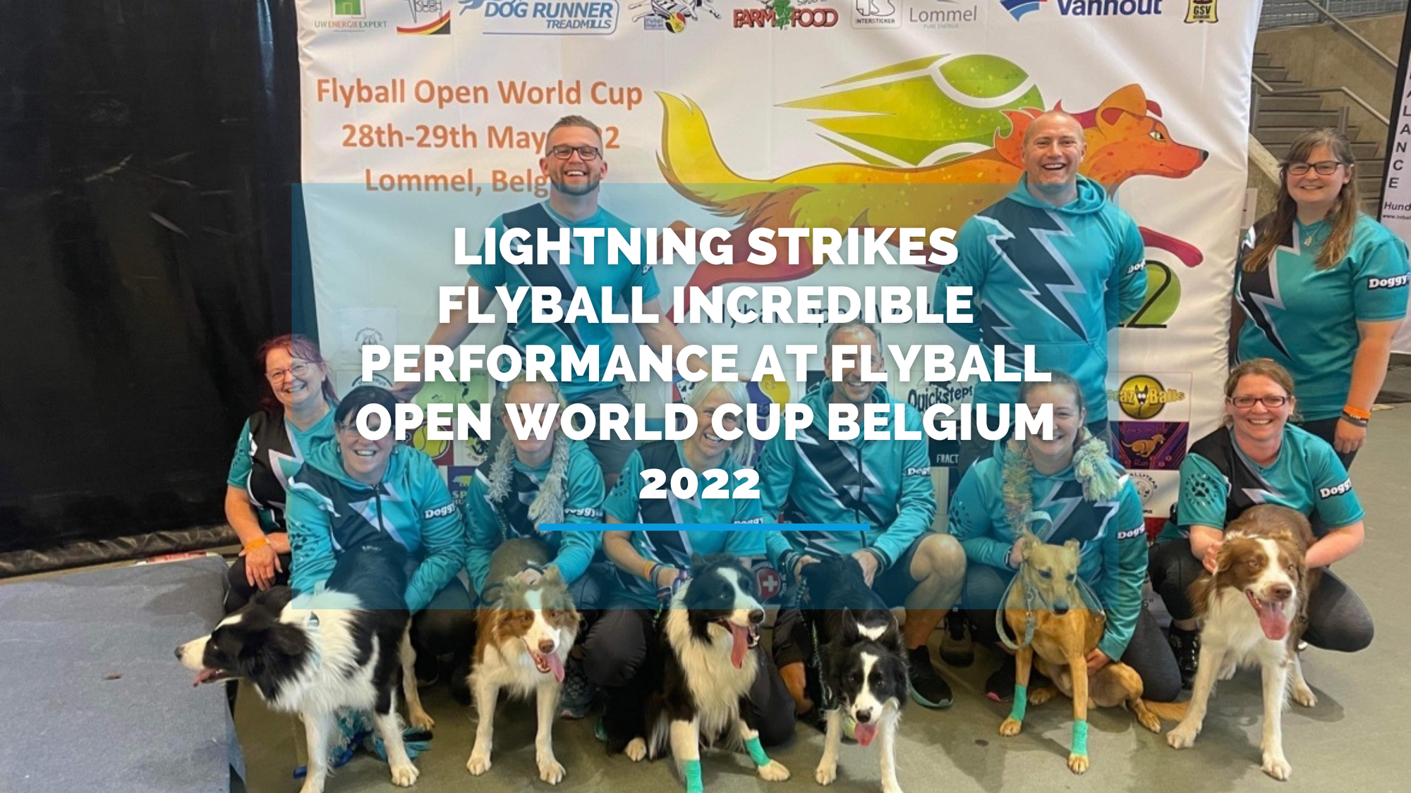 Lightning Strikes Flyball Incredible Performance at Flyball Open World Cup Belgium 2022