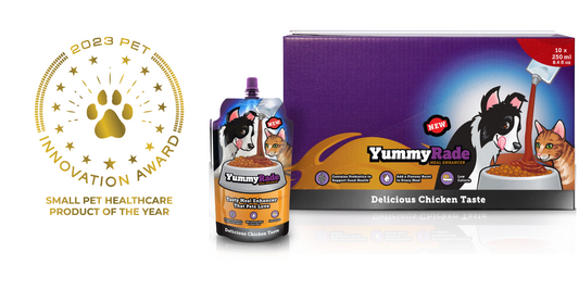 YummyRade takes home "Small Pet Healthcare Product of the Year" at the Pet Innovation Awards!